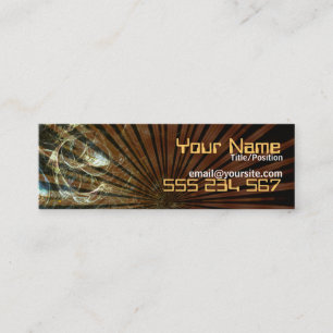 Carte De Visite Mini Profil mince RusticBub