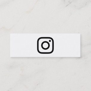 Carte De Visite Mini promo d'instagram