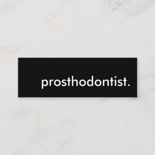 Carte De Visite Mini prosthodontiste.