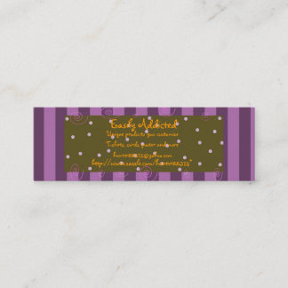 Carte De Visite Mini purplestripe maigre