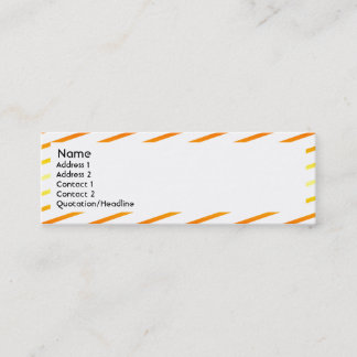 Carte De Visite Mini Rayures maigres