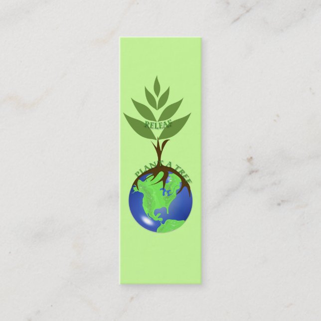 Carte De Visite Mini ReLeaf - Planter un arbre (Devant)