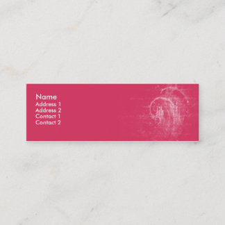 Carte De Visite Mini Remous de rose - maigres