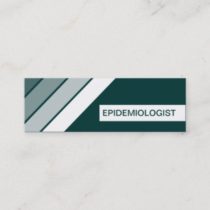 Carte De Visite Mini rétro ÉPIDÉMIOLOGUE