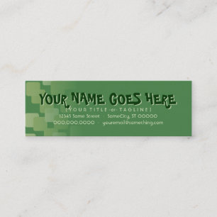 Carte De Visite Mini rétros cascades