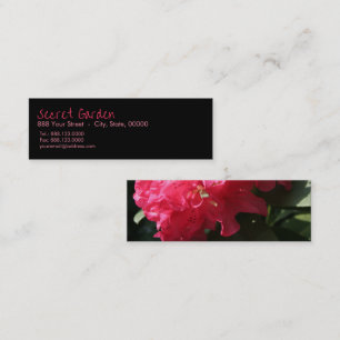 Carte De Visite Mini Rhododendron rose (3)
