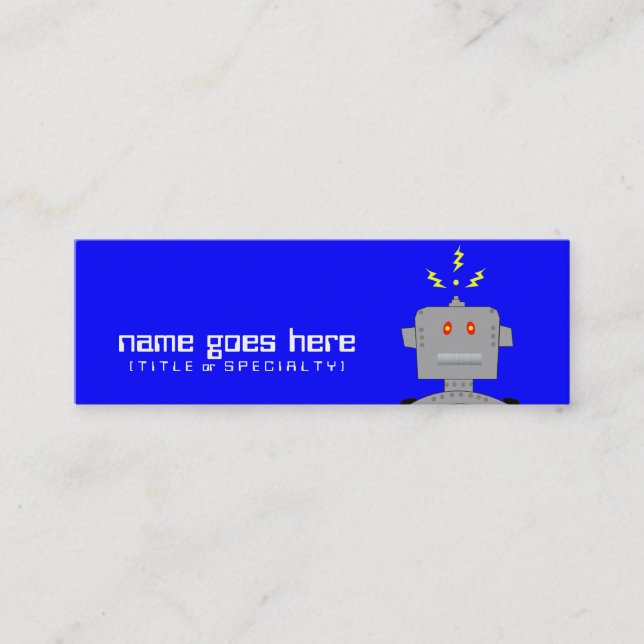 Carte De Visite Mini robot (Devant)