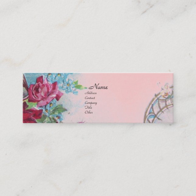 CARTE DE VISITE MINI ROMANTICA (Devant)
