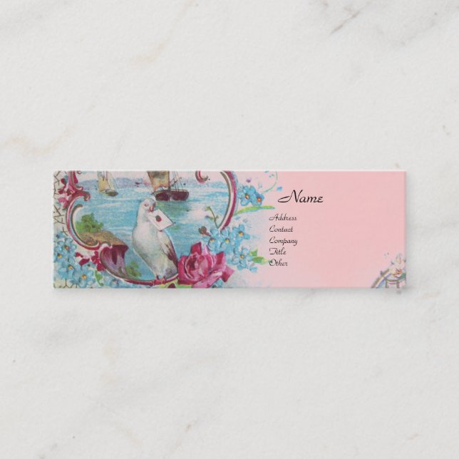 CARTE DE VISITE MINI ROMANTICA (Devant)