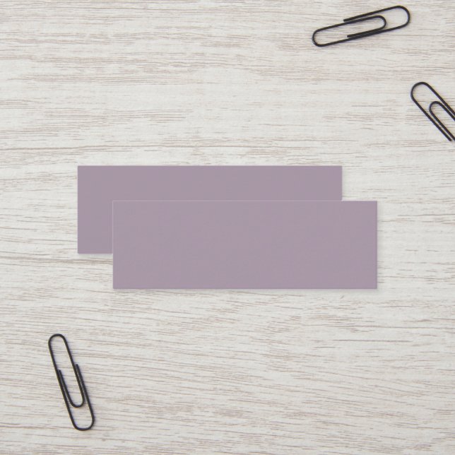 Carte de visite Mini Rose Quartz (Devant/Arrière en situation)