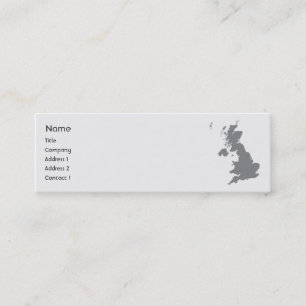 Carte De Visite Mini Royaume-Uni - Skinny
