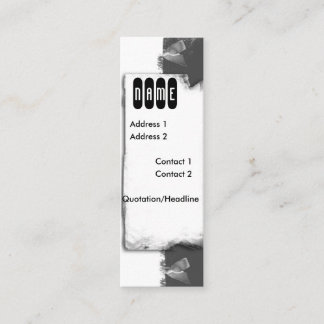 Carte De Visite Mini rubans et dentelle