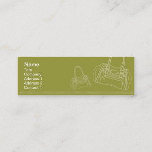 Carte De Visite Mini Sac - maigre
