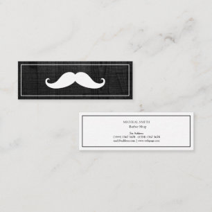 Carte De Visite Mini Salon de coiffeur Simple Moderne à moustache Mini