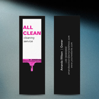 Carte De Visite Mini Service de nettoyage minimaliste des fenêtres