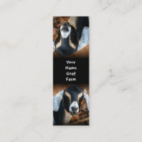Signet à l'envers idiot de chèvre d'animal