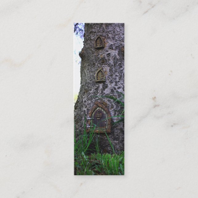 Carte De Visite Mini Signet de Chambre de lutin (Devant)