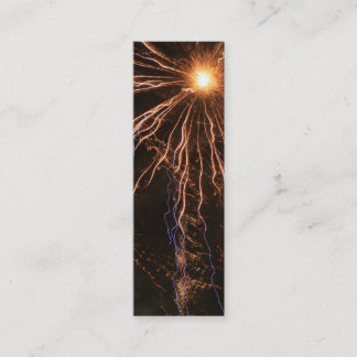 Carte De Visite Mini Signet de l'électricité de feux d'artifice