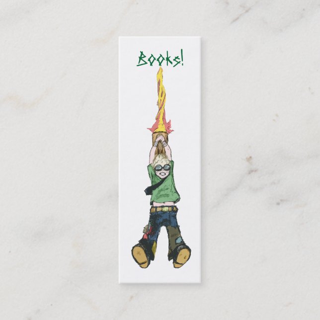 Carte De Visite Mini Signet de livres ! (Devant)