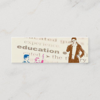 Carte De Visite Mini Signet d'éducation