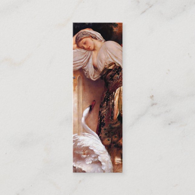 Carte De Visite Mini Signet Odalisque par Frederick Lord Leighton (Devant)
