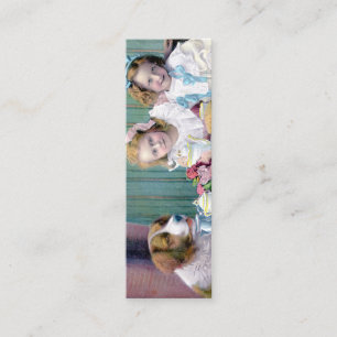 Carte De Visite Mini Signet vintage Tea Party