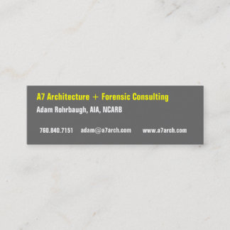 Carte De Visite Mini Simple - moderne