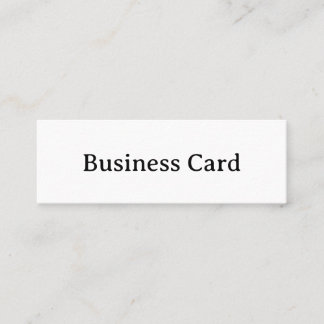 Carte De Visite Mini Simple Professionnel 3.0" x 1.0"