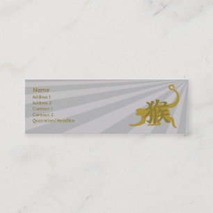 Carte De Visite Mini Singe - maigre
