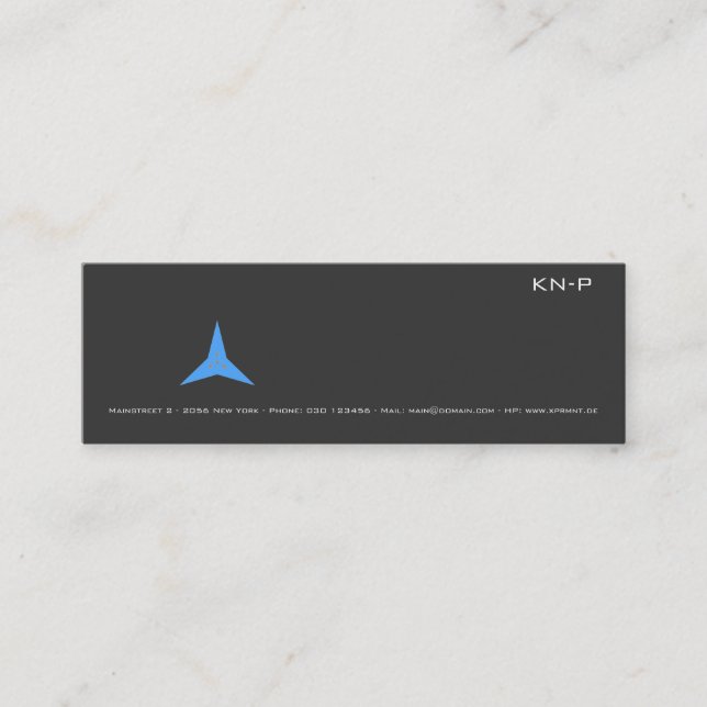 Carte De Visite Mini Slim (Devant)
