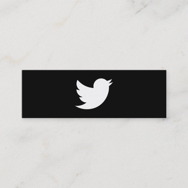 Carte De Visite Mini suiveurs twitter (Devant)