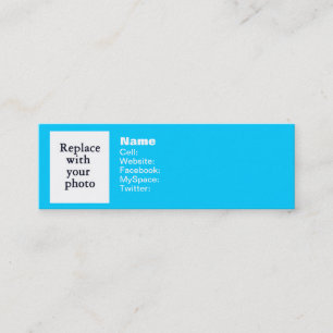 Carte De Visite Mini Suivez-moi ! Gazouillement 2