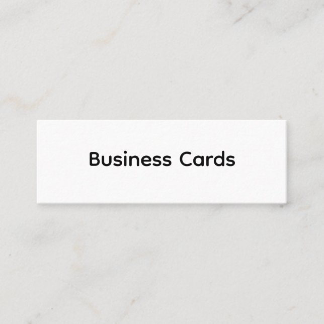 Carte De Visite Mini Supprimer ce texte et ajouter votre propre concept (Devant)