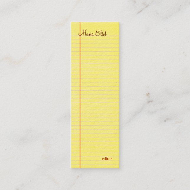 Carte De Visite Mini Tampon (Devant)