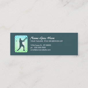 Carte De Visite Mini tennis : rétros rayons :