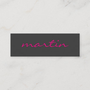 Carte De Visite Mini Texte cursif