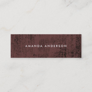 Carte De Visite Mini Texture contemporaine de Grunge