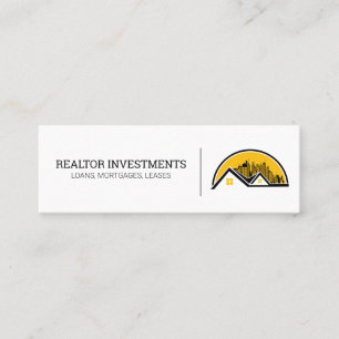 Carte De Visite Mini Toit et paysage urbain