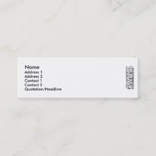 Carte De Visite Mini Transformez