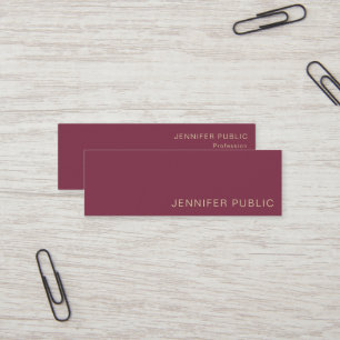 Carte De Visite Mini Trending Professional Moderne Pearl Finish Luxe