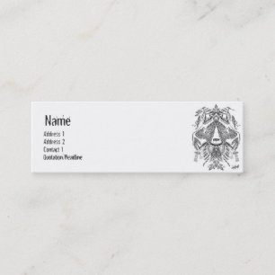 Carte De Visite Mini Tribal - maigre