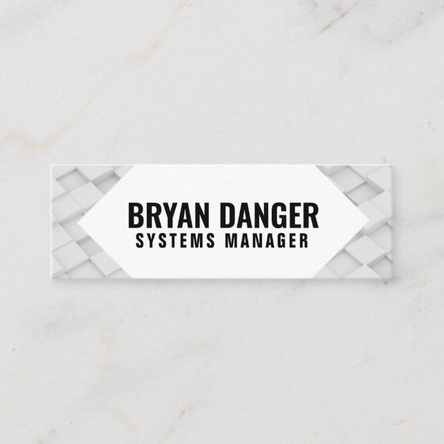 Carte De Visite Mini Twitter personnalisé "Box World" (Devant)