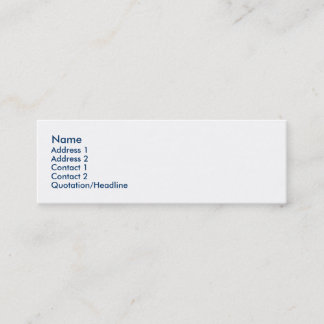 CARTE DE VISITE MINI USA