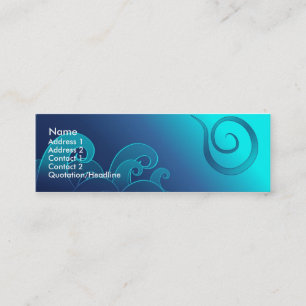 Carte De Visite Mini Vagues