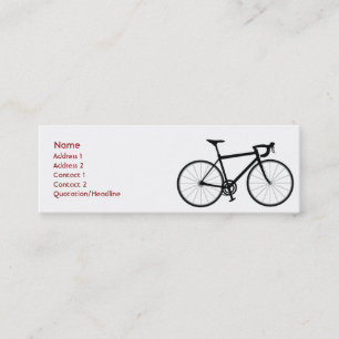 Carte De Visite Mini Vélo - maigre