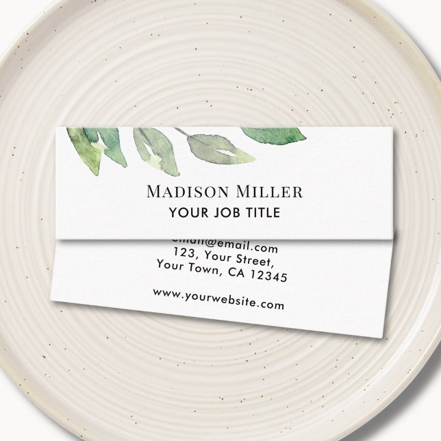 Carte De Visite Mini Verdure moderne (Créateur téléchargé)