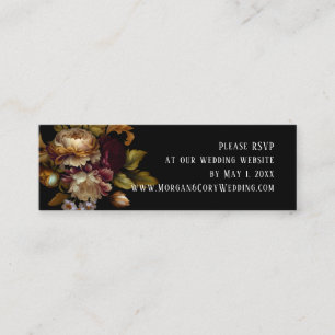 Carte De Visite Mini Vieux Masters Peinture Look Site Mariage RSVP