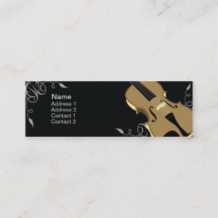 Carte De Visite Mini Violon - Skinny