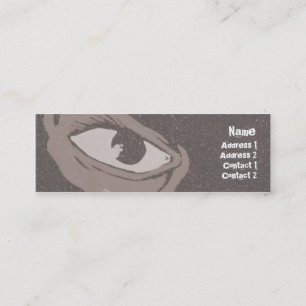 Carte De Visite Mini Yeux - maigres