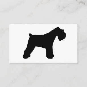 Carte De Visite Miniature_Schnauzer silo